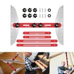 Stair Jig Measuring Tool Shelf Scribe Tool for Risers Shelf Cutting Drywall