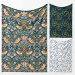 William Morris Blanket Classic Floral Pattern Design – 3 Elegant Style Options