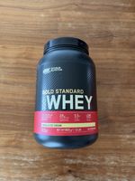 Optimum Nutrition Gold Standard Whey Protein Powder Vanilla Ice Cream, 900g