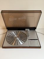 B&O Bang & Olufsen Beogram 4000 Turntable Silver/Wood 33.3 & 45RPM Rare Working