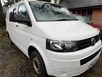 VW Transporter T5.1 Van White Windows And RIB Back Seat Extras 6 Seater