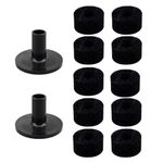 10PCS Cymbal Sleeves with Base Drum Felt Pad Installation Accessories NEW