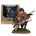 18CM Levi Ackerman Figure Attack on Titan PVC Anime Statue Sword Model Gift UK