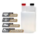 1 Litre Bettix Refillable Twin Neck Measuring Bottle - Fluorinated