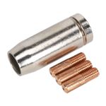 Sealey Conical Nozzle x 1 Contact Tip 0.8mm x 3 TB14 Welding Accessory/Equipment