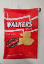 Walkers Crisps Ready Salted Pencil Case Vintage 1995 Collectable Unused
