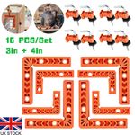 4X 90 Degree Positioning Squares Right Angle Clamps For Woodworking Corner Clamp