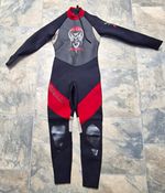 Marlin Men's Full Length Wetsuit Size ML Black/Red Full Length Wetsuits