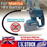 Handheld Cordless Concrete Vibrator Vibrating Poker for Makita 18V No Battery-