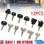 12PCS Heavy Equipment Construction Machines master Ignition Key Cat Komatsu JCB