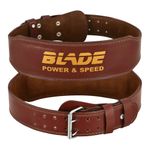 Weight lifting Belt Leather Men Women Gym Training Back Support S M L XL XXL