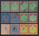 GV, GVI Higher Value Key Type Stamps. Bermuda, Leeward Is etc. Cat approx £2000.
