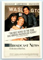 POSTCARD BROADCAST NEWS HOLLY HUNTER  MOVIE POSTER CARD UNPOSTED