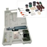 205PC Cordless Dremel Type Mini Rotary Hobby Drill Tool With Case + Accessories
