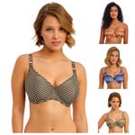 Freya Arizona Wave Bikini Top Plunging Wired Abstract Womens Swimwear 206102