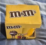 M&M’s Yellow Character Mug Food Advertising Collectible in Original M&M’s Box