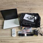 Toshiba SDP95SWB 9" Portable DVD Player LCD Screen Remote Charger Case Tested