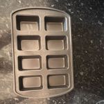 Wilton 8-Cavity Rectangle Non-Stick Metal Baking Mould Pan Grey Model 2105