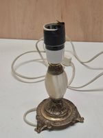 Brass and Marble Table Lamp Base Untested Vintage Decorative