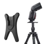 2x/Set Hot Shoe Flash Light Stand Flashgun Base Holder for Nikon Speedlite Canon