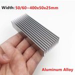 50/60~400x50x25mm Aluminium Heatsink Heat Sink Cooler Cooling Power Transistor