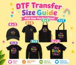 Personalized Iron On DTF Stickers – Custom Text Logo & Image for T Shirts Hodies