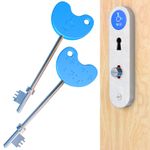 2 x NKS RADAR KEY Disabled Toilet Bathroom Door Access Braille Easy Turn