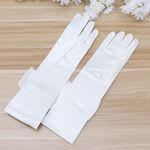 1 Pair Wedding Satin Bow Lace Dress Gloves Women Bridal Gloves Fishnet Gloves