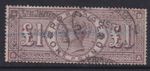 SG186 £1 Brown Lilac Orbs Watermark GU(2)