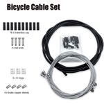 Bicycle Cable Set Break Wire Kit Brake & Gear Front Rear Inner Outer Bike Wiring