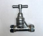 15mm BRITISH STANDARD STOP TAP CHROME