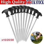 Bivvy Pegs x 10/20/30 Heavy Duty for Fishing Camping for Tent Brolley Umbrella