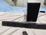 LG wireless Soundbar With Subwoofer and remote