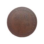 1811 B B & Copper Penny Token 