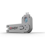 Lindy 40622 USB Type A Port Blocker Key – Blue – ABS – 18x75.2x12mm