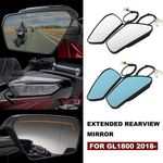 New Extender Convex Mirrors w/ Sequential Turn Signal For Honda Gold Wing GL1800