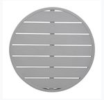 Bolero Light Grey Aluminum Table Top 580mm Round 