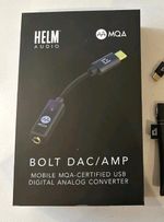 HELM Audio Bolt DAC/AMP Mobile Hi-Res THX MQA USB-C Headphone Amplifier VGC Boxd
