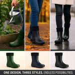 Women's Ladies Insulated Winter Wellington Boots Ultralight EVA Wellies