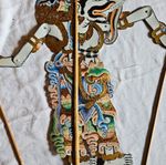 Balinese Traditional Shadow Puppet Figure on Sticks Art, Ownership History N/A
