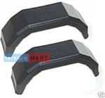 A Pair of 8 Inch Plastic Trailer Mudguards Suitable for 8" Rim SEE DESCRIPTION