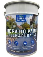 One Coat Anti-Slip Patio Paint 5L Dark Grey UV Durable Non-Toxic Concrete Stone