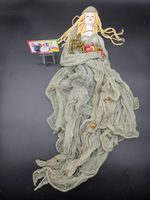 HANDMADE fairy doll hanging art stunning vintage 1 of a kind home studio vintage