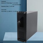 4U Locking Storage Drawer Network Data 7 x 3.5 HDD Drive Cabinet Server Rack UK
