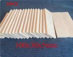 10PC 100x30x5 Buffalo Bovine Bone Knife Handle Scales Slabs DIY Carving Material