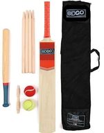 2-in-1 Size 3 Cricket & Rounders Complete Set With Mesh Carry Bag Outdoor Games