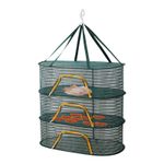 3 Layers Drying Net Herb Dryer Mesh Vegetable Food Fish Hanging Drying Rack