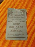 FA AMATEUR CUP SEMI FINAL Replay Crook V Romford 1949 26/3/1949 @ West Ham (36)
