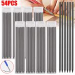54x Tracer Pencil Refills Scriber Deep Hole Pen Lead Solid Carpenter Set 2.8mm
