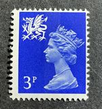 Scotland 3p Perf Shift Error Never Mounted Example Free Post